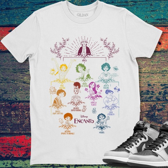 Disney Encanto Family Tree Color Portrait T-Shirt Unisex T-Shirt For Men Women - Picture 1 of 2